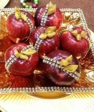 裝飾精美的蘋果是印度最受歡迎的禮物