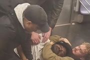 紐約可能又要騷亂了！無家可歸男子在地鐵上發瘋，海軍陸戰隊退伍軍人出手制止，引發抗議