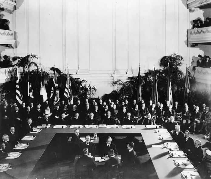 1922年2月，華盛頓海軍條約簽署