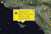 元旦洛杉磯發生4.1級地震，影響範圍之大出乎意料，華人在睡夢中驚醒
