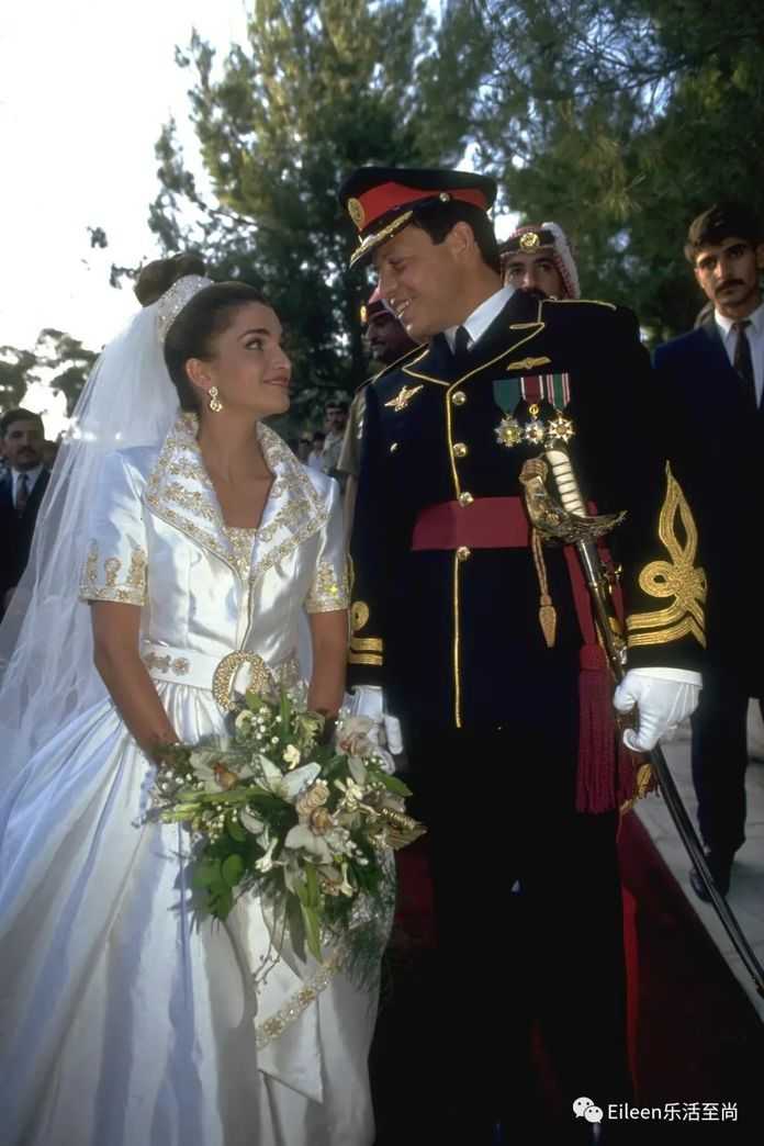 當年，23歲的拉尼婭與約旦王子