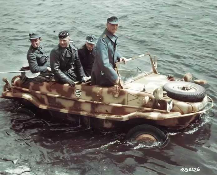 德軍測試水陸兩棲車