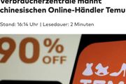 【德國】消費者協會警告Temu甚至不排除訴訟，「太多暗箱促銷手段是給使用者壓力」
