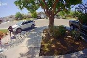 加州「零元購」騎腳踏車逃走，超市女員工開車將他撞飛，搶回商品