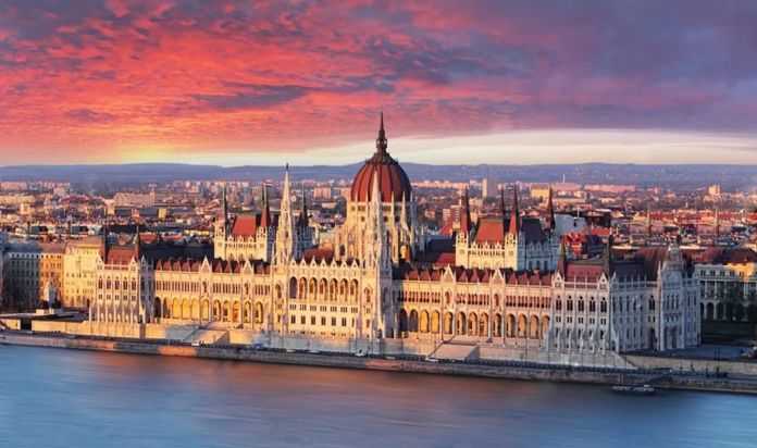 匈牙利首都布達佩斯的風光