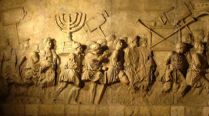 猶太人被擄掠到世界各地的壁畫
