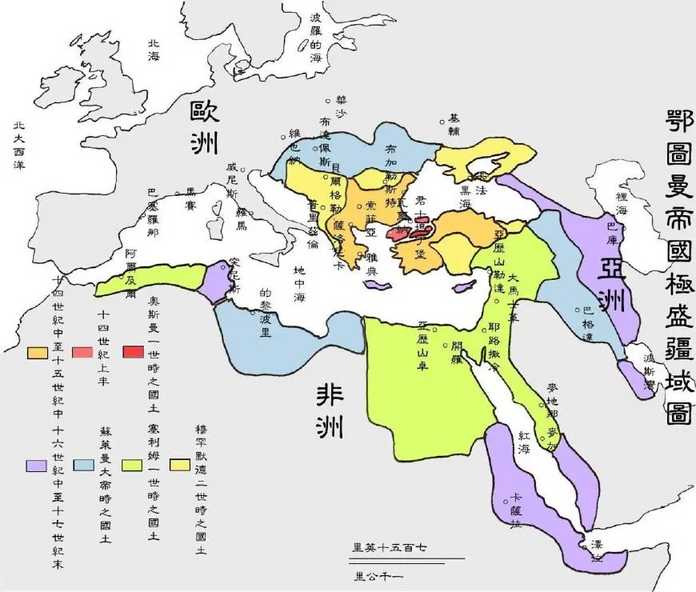 鼎盛時期的奧斯曼帝國
