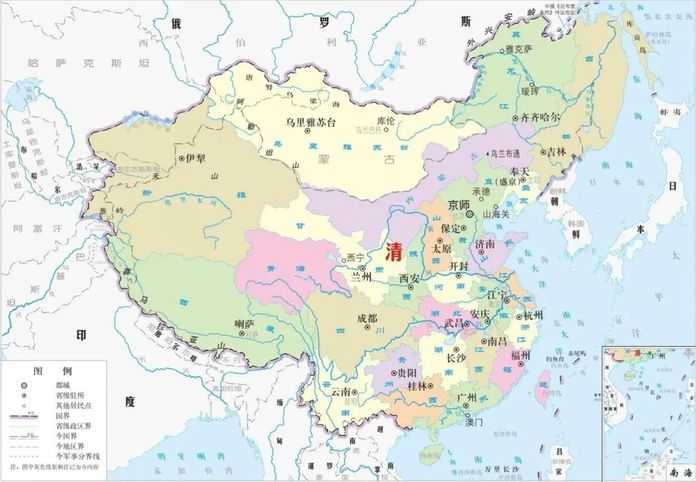 清朝地圖